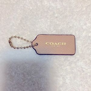 Coach Tan Leather Hang tag Final Price